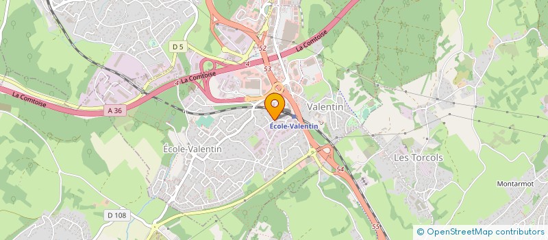localisation de l'entreprise GENERALE D'ECONOMIE ET D'ORGANISATION DE LA CONSTRUCTION à ECOLE-VALENTIN