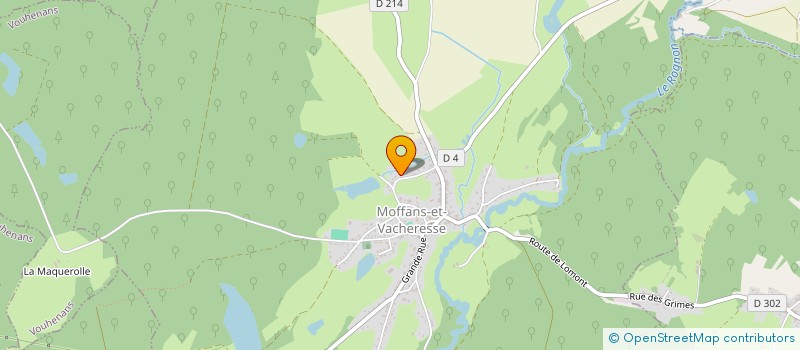 localisation de l'entreprise GENERALE D'ELECTRICITE & DE MAINTENANCE INFORMATIQUE DE L'EST  MOFFANS-ET-VACHERESSE