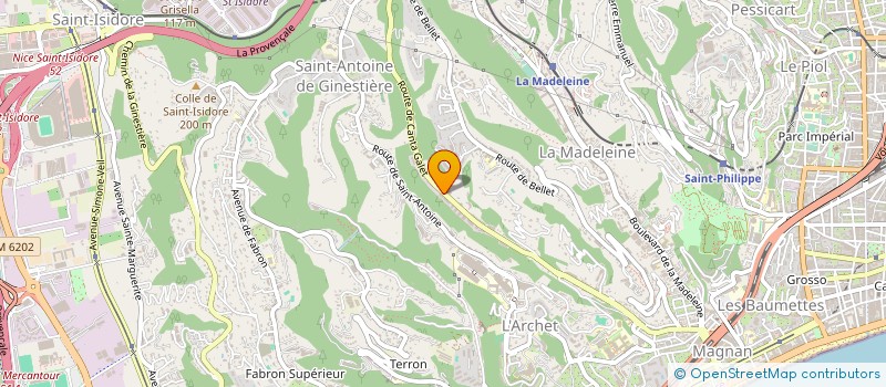 localisation de l'entreprise GENERALE D'ELECTRICITE ET DE PLOMBERIE à NICE