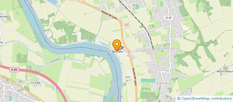 localisation de l'entreprise GENERALE D'ENTREPRISE INDUSTRIELLE GEI  PARCIEUX