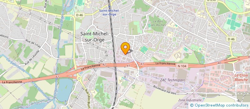 localisation de l'entreprise GENERALE D ENTREPRISE PARISIENNE à SAINT-MICHEL-SUR-ORGE