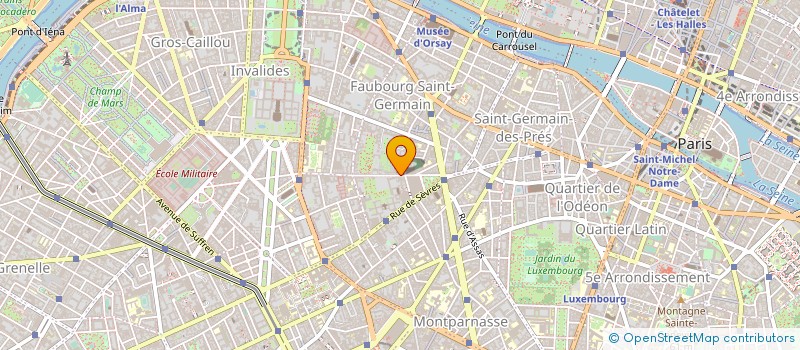 localisation de l'entreprise GENERALE D'ENVIRONNEMENT ET D'HYGIENE à PARIS