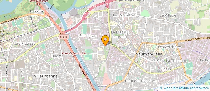 localisation de l'entreprise GENERALE D'IMPRESSION ET D'EDITION à VILLEURBANNE