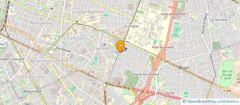 localisation de l'entreprise GENERALE D'INVESTISSEMENTS à BRON