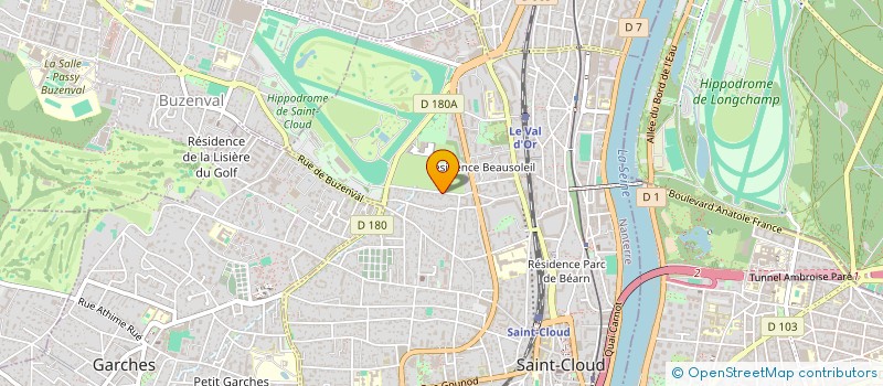 localisation de l'entreprise GENERALE DE BATIMENT à SAINT-CLOUD