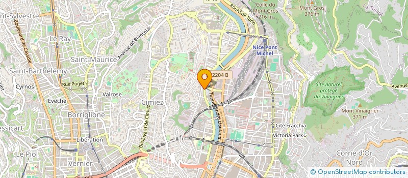 localisation de l'entreprise GENERALE DE BATIMENT ET NETTOYAGE à NICE
