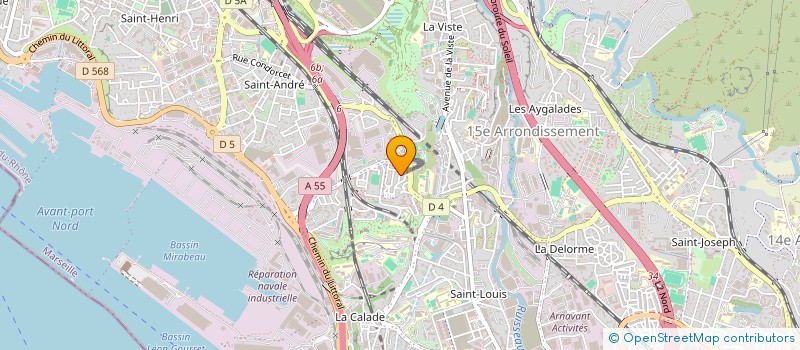 localisation de l'entreprise GENERALE DE BTP à MARSEILLE