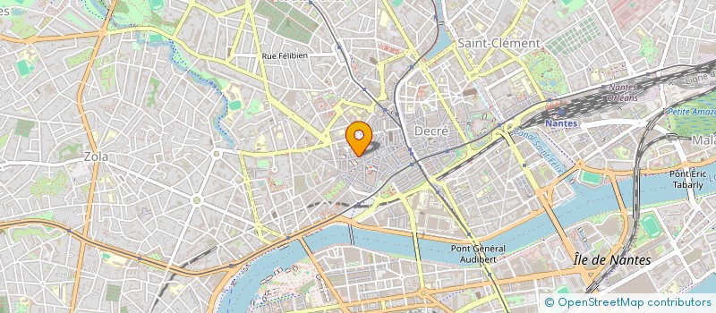 localisation de l'entreprise GENERALE DE CONSTRUCTION à NANTES