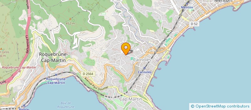 localisation de l'entreprise GENERALE DE CONSTRUCTION BTP à ROQUEBRUNE-CAP-MARTIN