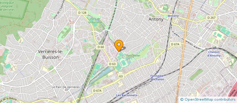 localisation de l'entreprise GENERALE DE CONSTRUCTION DU BATIMENT à VERRIERES-LE-BUISSON