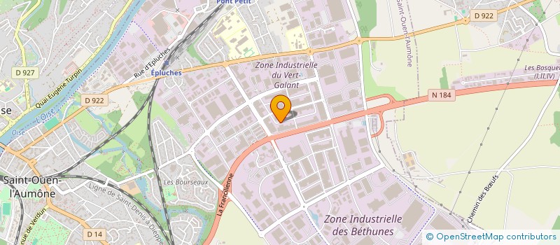 localisation de l'entreprise GENERALE DE DIFFUSION EUROPEENNE à SAINT-OUEN-L'AUMONE