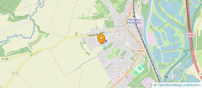 localisation de l'entreprise GENERALE DE DISTRIBUTION à DIEULOUARD
