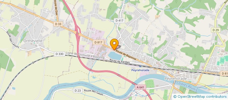 localisation de l'entreprise GENERALE DE GASTRONOMIE à PEYREHORADE