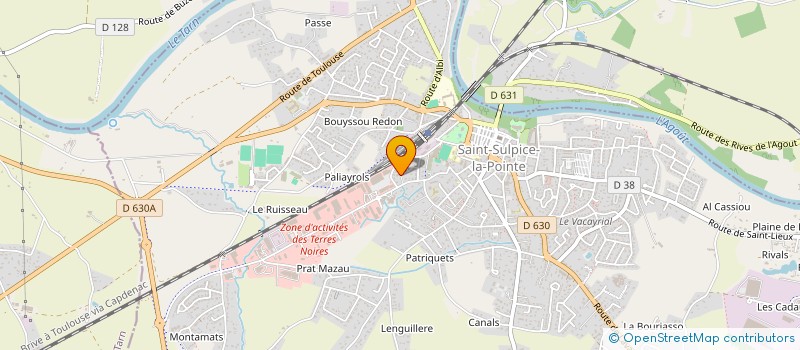 localisation de l'entreprise GENERALE DE L'HABITAT à SAINT-SULPICE-LA-POINTE