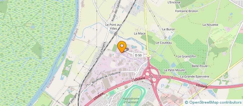 localisation de l'entreprise GENERALE DE L'IMMOBILIER à ECOUFLANT