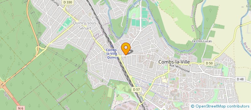 localisation de l'entreprise GENERALE DE MACONNERIE COMBS LA VILLAISE  COMBS-LA-VILLE