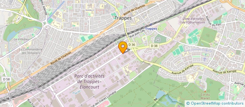 localisation de l'entreprise GENERALE DE MAINTENANCE à VELIZY-VILLACOUBLAY
