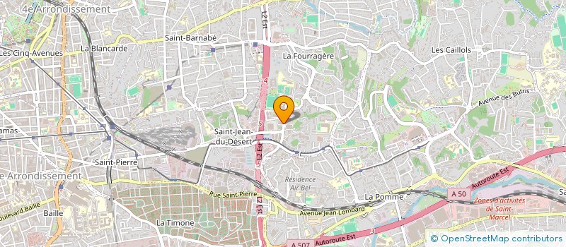 localisation de l'entreprise GENERALE DE MAINTENANCE ENERGETIQUE à MARSEILLE