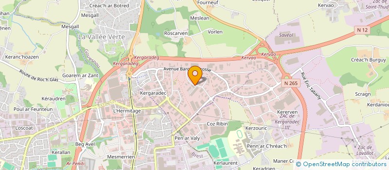 localisation de l'entreprise GENERALE DE MATERIAUX à GOUESNOU