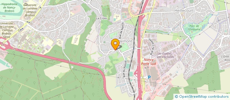 localisation de l'entreprise GENERALE DE MATERIELS ET TECHNIQUES à HOUDEMONT