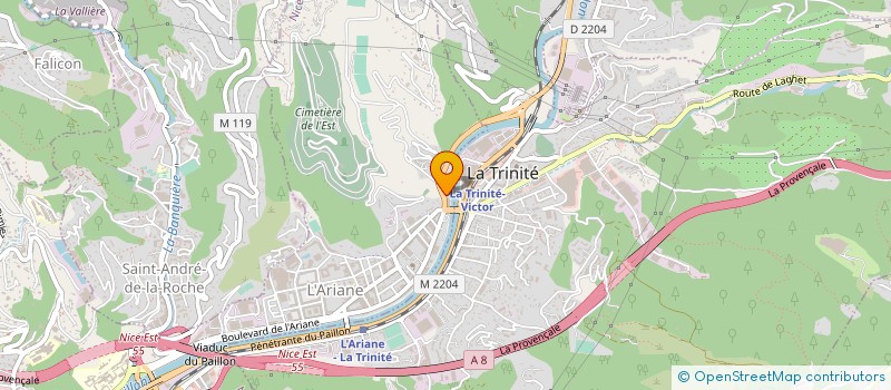 localisation de l'entreprise GENERALE DE NETTOYAGE INDUSTRIEL à NICE