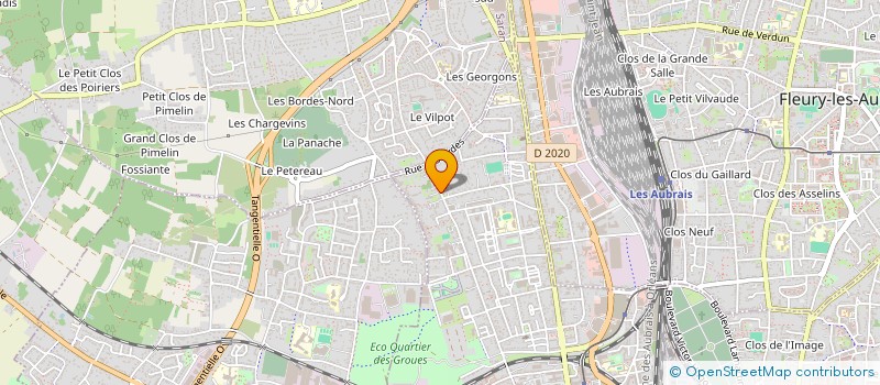 localisation de l'entreprise GENERALE DE PEINTURE ET ISOLATION à ORLEANS