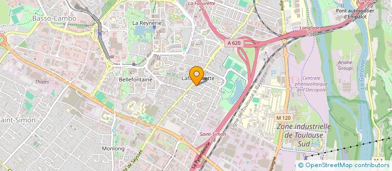 localisation de l'entreprise GENERALE DE PEINTURE RENOVATION &  SERVICES  TOULOUSE