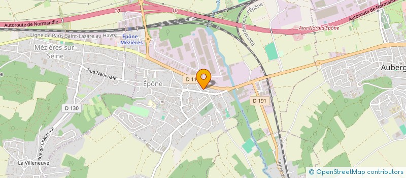 localisation de l'entreprise GENERALE DE PLOMBERIE CHAUFFAGE ET CLIMATISATION SARL  EPONE