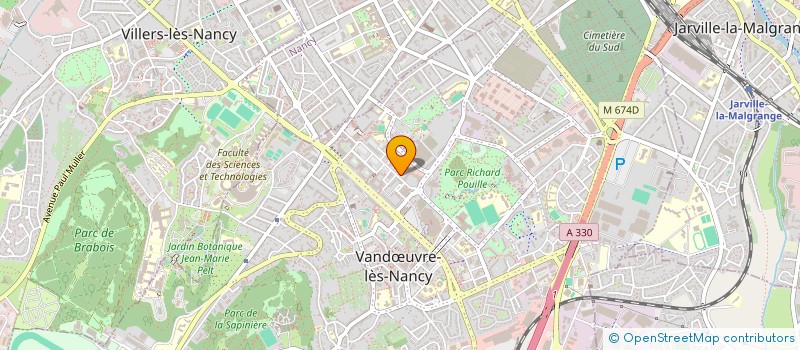 localisation de l'entreprise GENERALE DE POSE SARL  VANDUVRE-LES-NANCY