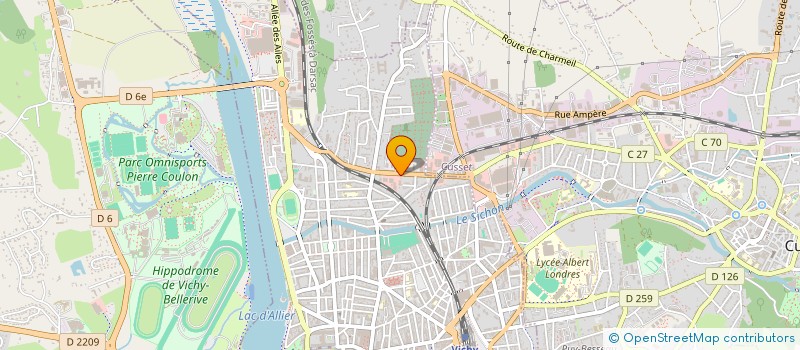 localisation de l'entreprise GENERALE DE PRESTATIONS DE SERVICES à VICHY