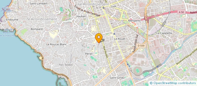 localisation de l'entreprise GENERALE DE SERVICES ET D'ASSURANCES à MARSEILLE