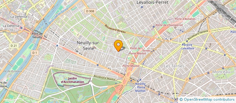 localisation de l'entreprise GENERALE DE SOINS ESTHETIQUES à NEUILLY-SUR-SEINE