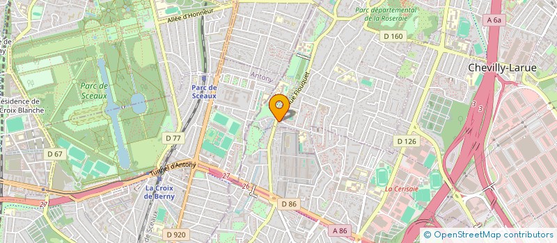 localisation de l'entreprise GENERALE DE TRANSPORTS ET DE SERVICES  L'HAY-LES-ROSES