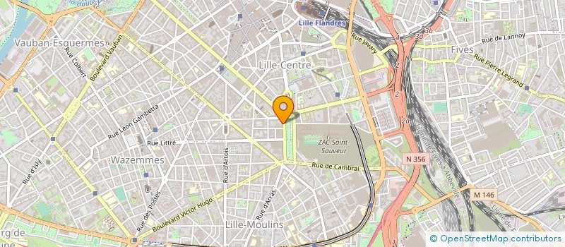 localisation de l'entreprise GENERALE DE TRAVAUX à LILLE