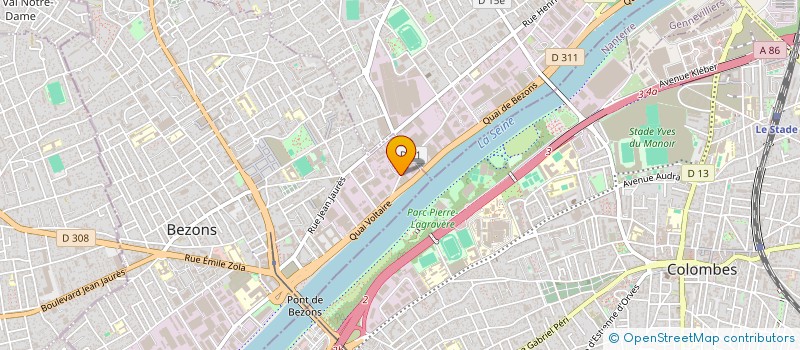 localisation de l'entreprise GENERALE DE TRAVAUX DE PROJETS DE REHABILITATION à BEZONS