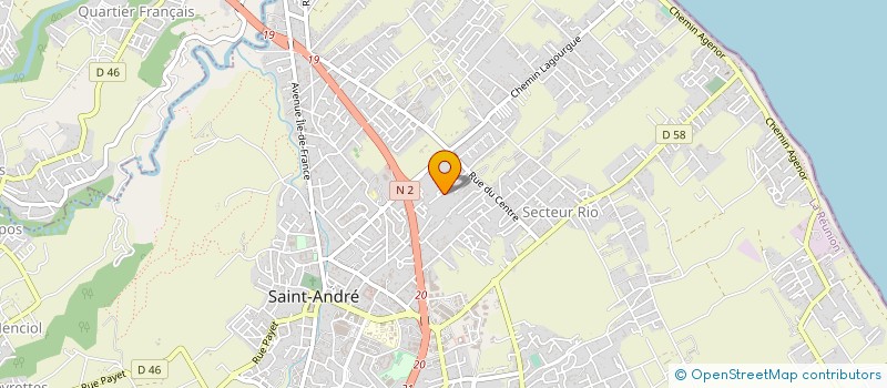 localisation de l'entreprise GENERALE DE TRAVAUX ELECTRIQUE à SAINT-ANDRE