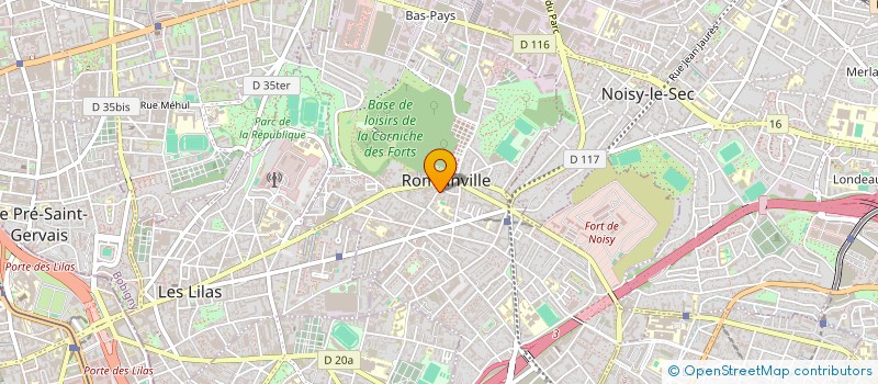 localisation de l'entreprise GENERALE DE TRAVAUX ET COORDINATION à ROMAINVILLE