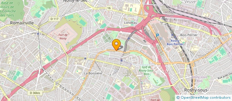 localisation de l'entreprise GENERALE DE TRAVAUX ET DE BATIMENT G.T.B à NOISY-LE-SEC