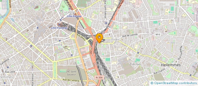 localisation de l'entreprise GENERALE DES ARTS ASSOCIATIONS  LILLE