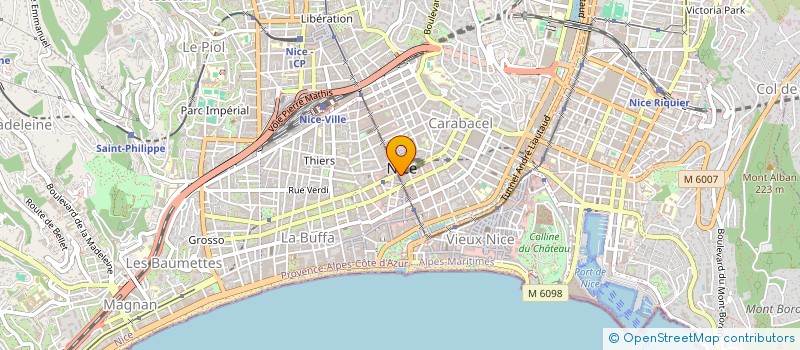 localisation de l'entreprise GENERALE DES CORSES  NICE