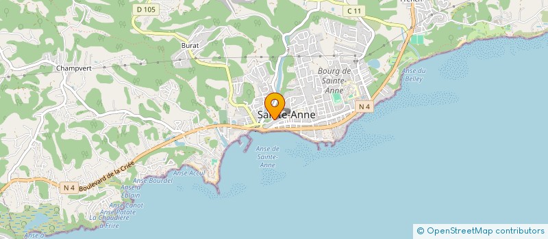 localisation de l'entreprise GENERALE DES ENERGIES SOLAIRES à SAINTE-ANNE