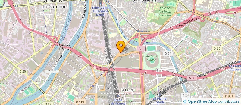 localisation de l'entreprise GENERALE DES TRAVAUX ET RENOVATION à SAINT-DENIS