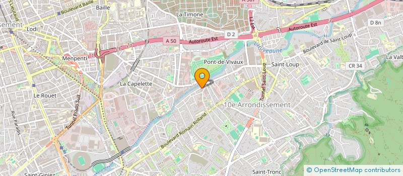 localisation de l'entreprise GENERALE DISTRIBUTION SERV RACING FRANCE à MARSEILLE