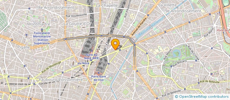 localisation de l'entreprise GENERALE DU BATIMENT  PARIS