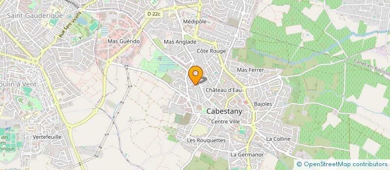 localisation de l'entreprise GENERALE DU BATIMENT à CABESTANY