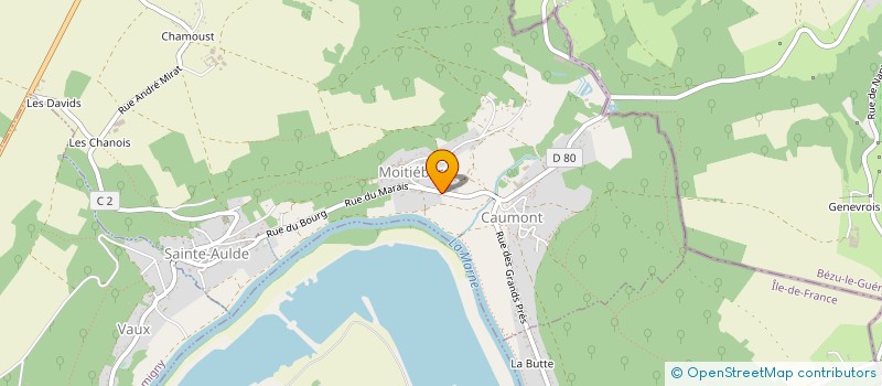 localisation de l'entreprise GENERALE DU BATIMENT  SAINTE-AULDE