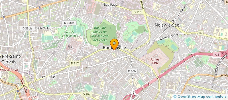 localisation de l'entreprise GENERALE DU BATIMENT à CLICHY-SOUS-BOIS