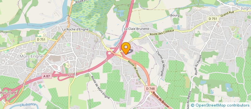 localisation de l'entreprise GENERALE DU BATIMENT  EVRY-COURCOURONNES