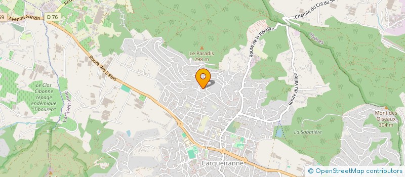 localisation de l'entreprise GENERALE DU BATIMENT ET DE RENOVATION 83 à CARQUEIRANNE