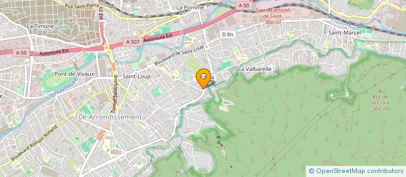 localisation de l'entreprise GENERALE DU BATIMENT PROVENCAL à MARSEILLE